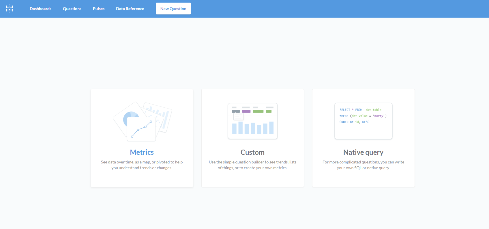 Metabase采集数据可视化